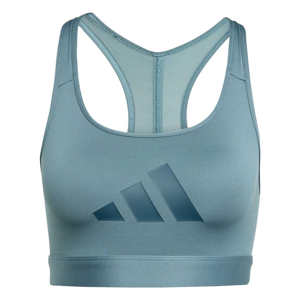 Adidas Top JW5292 F LOGO SUPORTE MEDIO Preloved Teal Poliester -2-